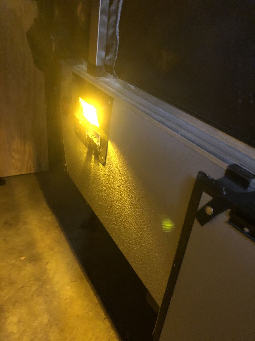 Customer photo review of Amber Porch Lamp Lens