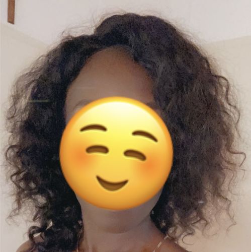 Customer photo review of Front lace 4x4"  | Deep Wave