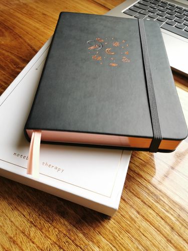 Customer photo review of Tsuki 'Night time' Limited Edition Bullet Journal ☾