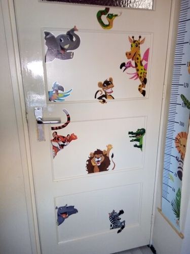 Customer photo review of Sticker Porte Éléphant
