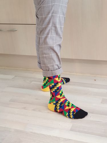 Customer photo review of The New Afrisocks Collection