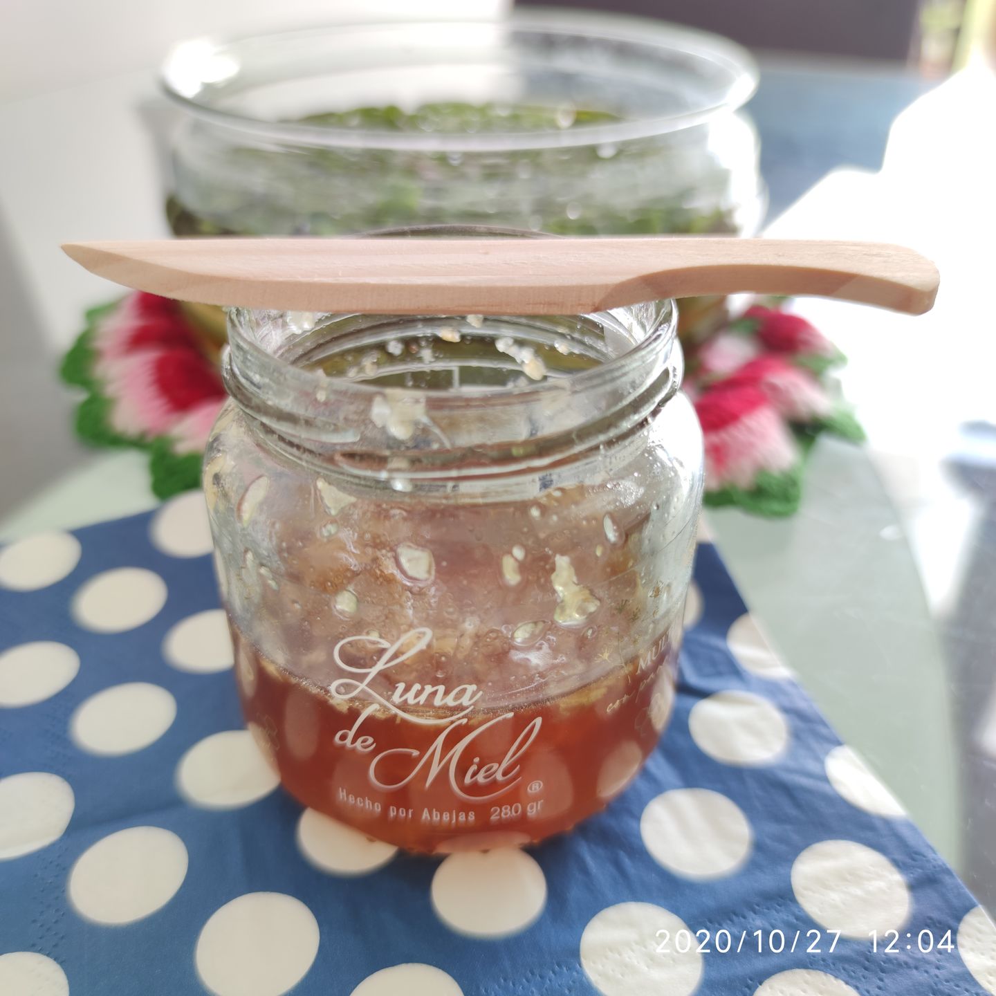 Customer photo review of Luna de miel con panal de abejas 280g