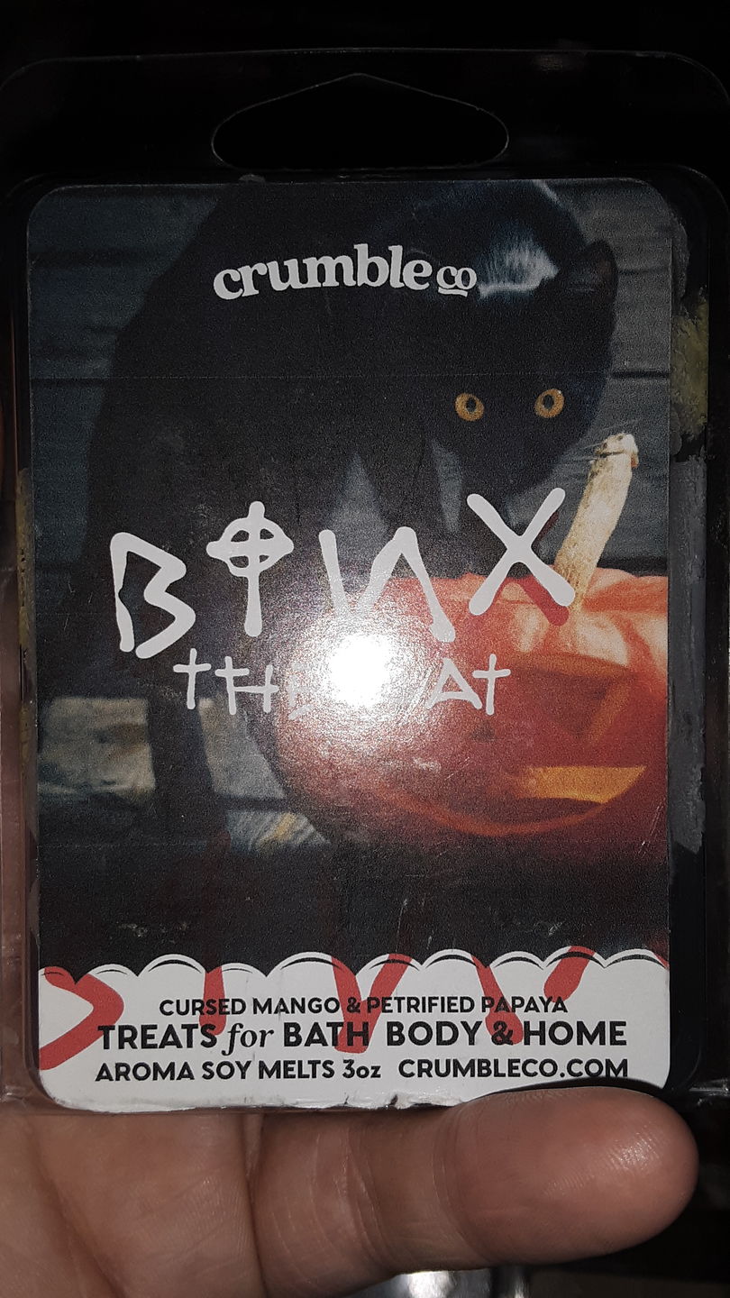 Customer photo review of Binx the Cat Wax Melt