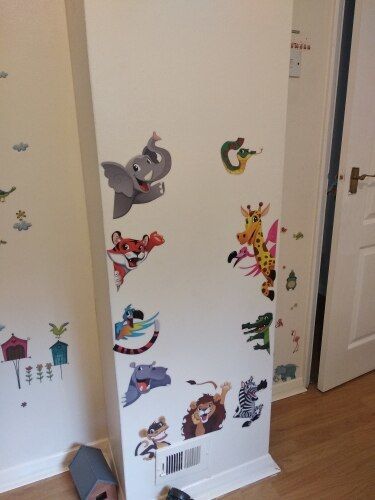 Customer photo review of Sticker Porte Éléphant