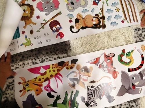 Customer photo review of Sticker Porte Éléphant
