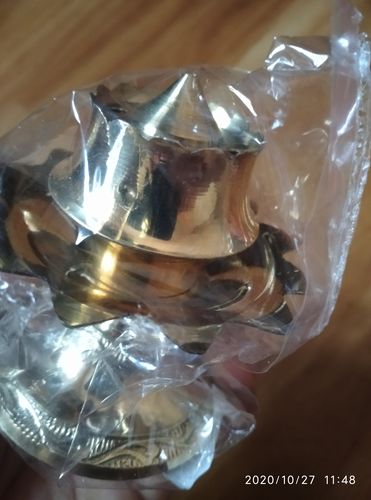 Customer photo review of Brass Agarbatti Kamal stand