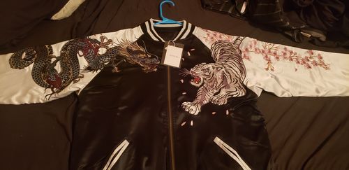 Customer photo review of Four Legendary Creatures Sukajan Souvenir Jacket