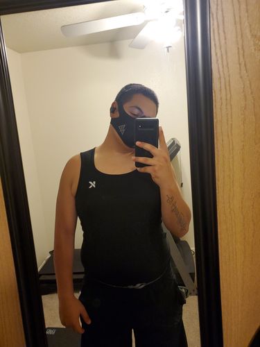 Customer photo review of Men's Heat-Trapping Sweat Vest