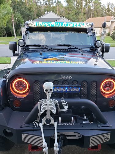 Customer photo review of Happy Halloween Skull