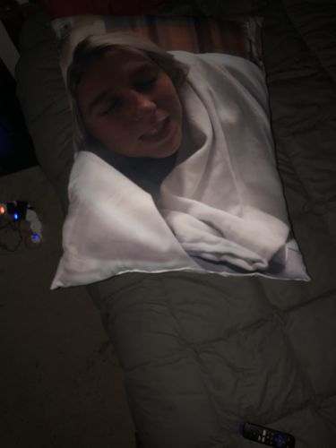 Customer photo review of Create A Custom Object Pillow