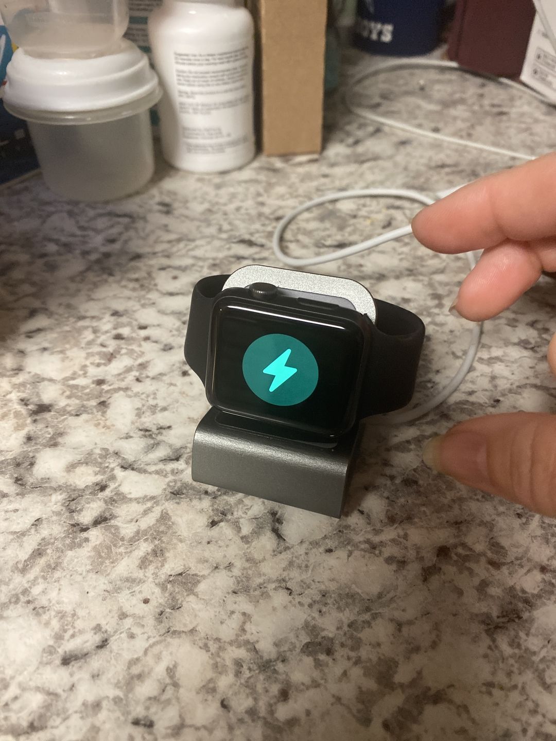Customer photo review of Aluminum Loop Stand