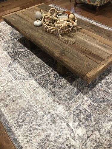 Customer photo review of Distressed Vintage Kendra Ash Area Rug