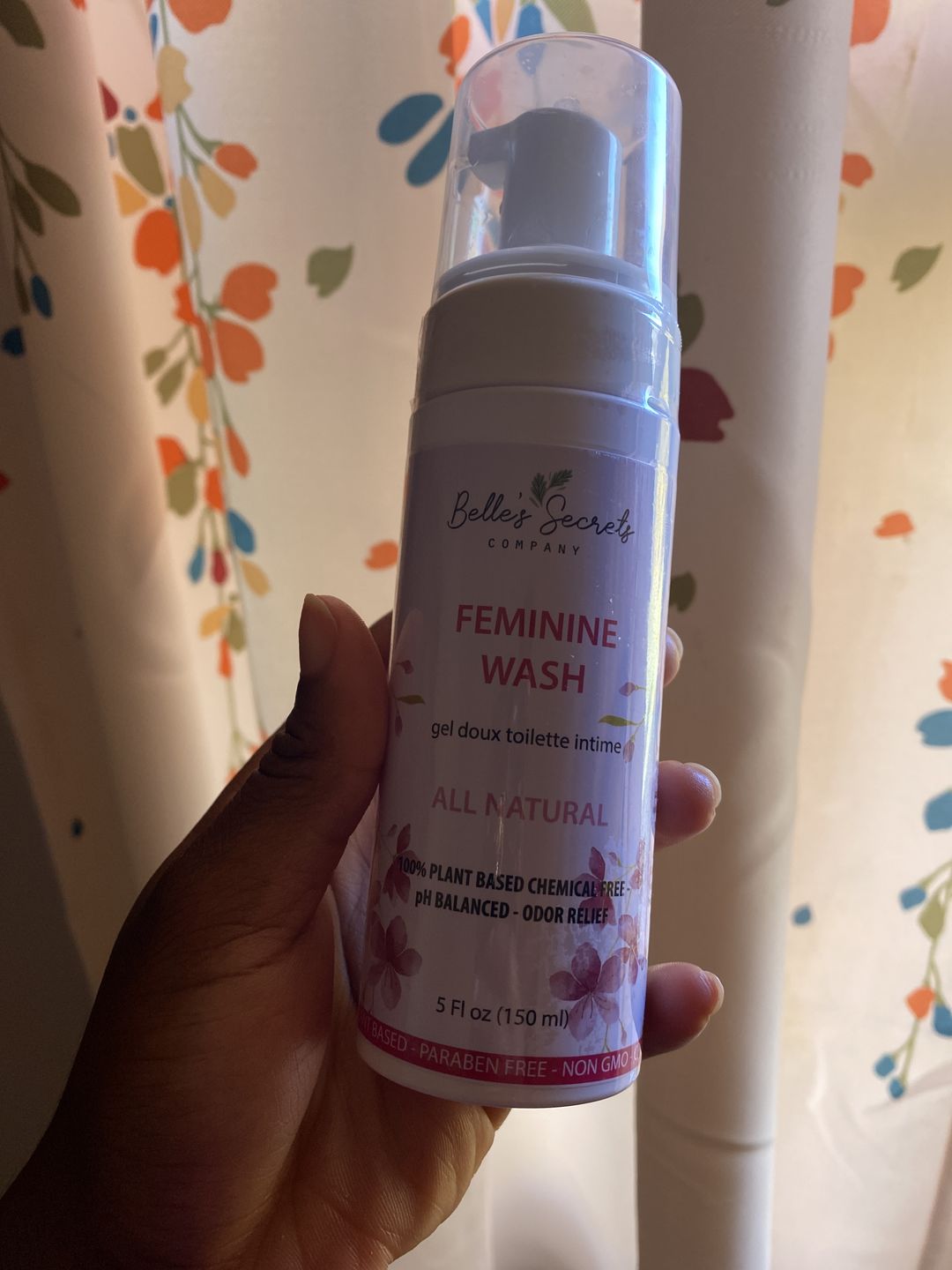 Customer photo review of Belle's Natural Yoni Wash