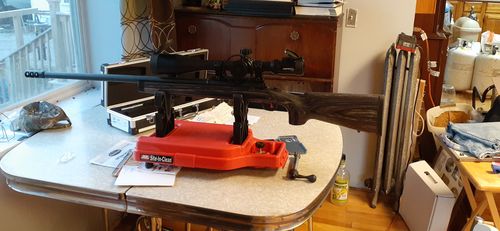 Customer photo review of Sniper KT 12-60X60 SAL Rifle Scope 35mm Tube Side Parallax Adjustment Glass Etched Reticle Red Green Illuminated with Scope Rings