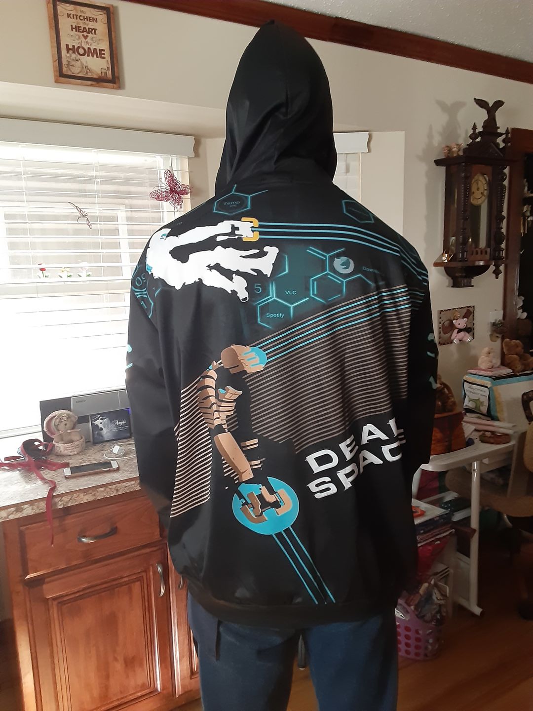 Customer photo review of Dead Space New Style Unisex Zip Up Hoodie