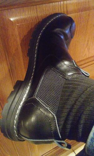 Customer photo review of British Style Mens Chelsea Boots