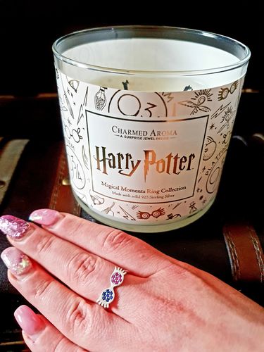 Customer photo review of Harry Potter Magical Moments Candle - 925 Sterling Silver Magical Moments Ring Collection