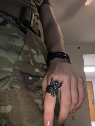 Customer photo review of BAPHOMET RING