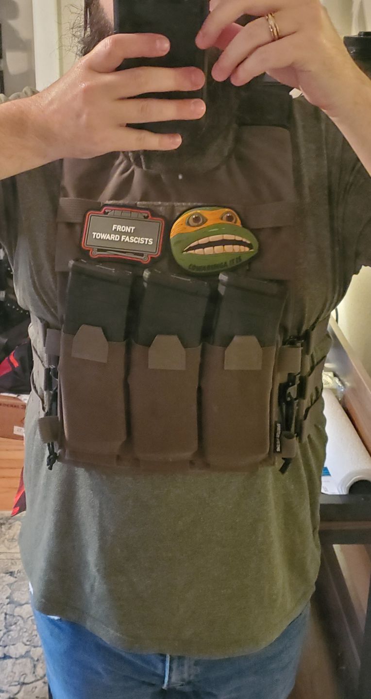 Customer photo review of Cowabunga Morale Patch