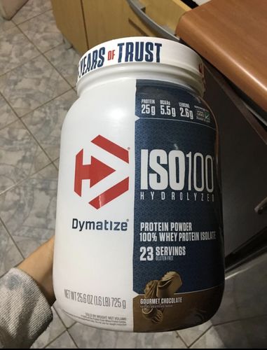Customer photo review of Dymatize ISO100 Hydrolyzed Proteina Hidrolizada 1.6 Lb
