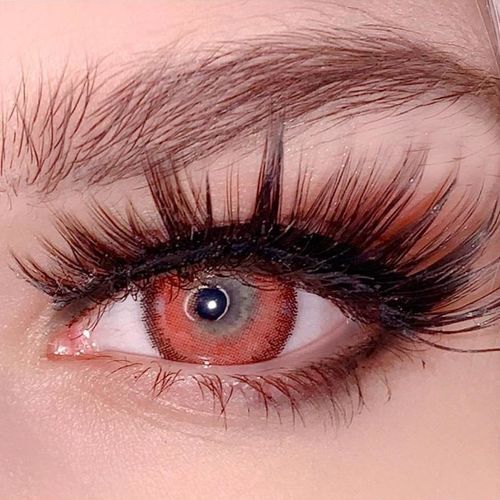 Customer photo review of TTDeye Egypt Red Colored Contact Lenses