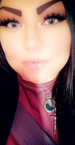 Customer photo review of Icy Grey Prescription Contact Lenses