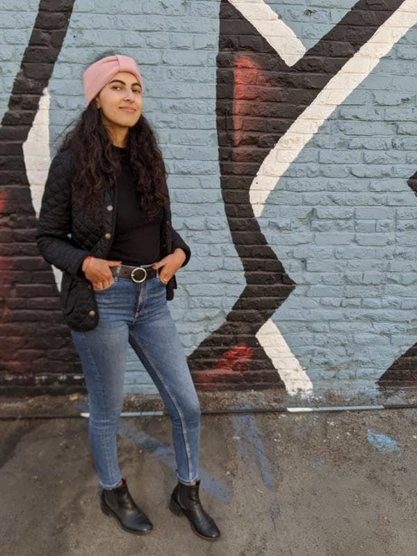 Customer photo review of Sempre - Cognac Vachetta Leather Waist Belt with Circular Buckle - Made in Canada