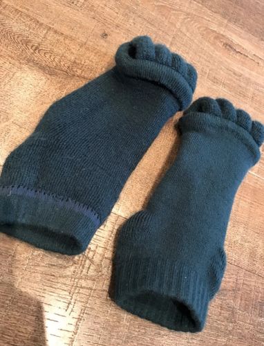 Customer photo review of ZEHENSPREIZER Socken - die sanfte Entspannung bei Hallux Valgus und Zehenfehlstellungen