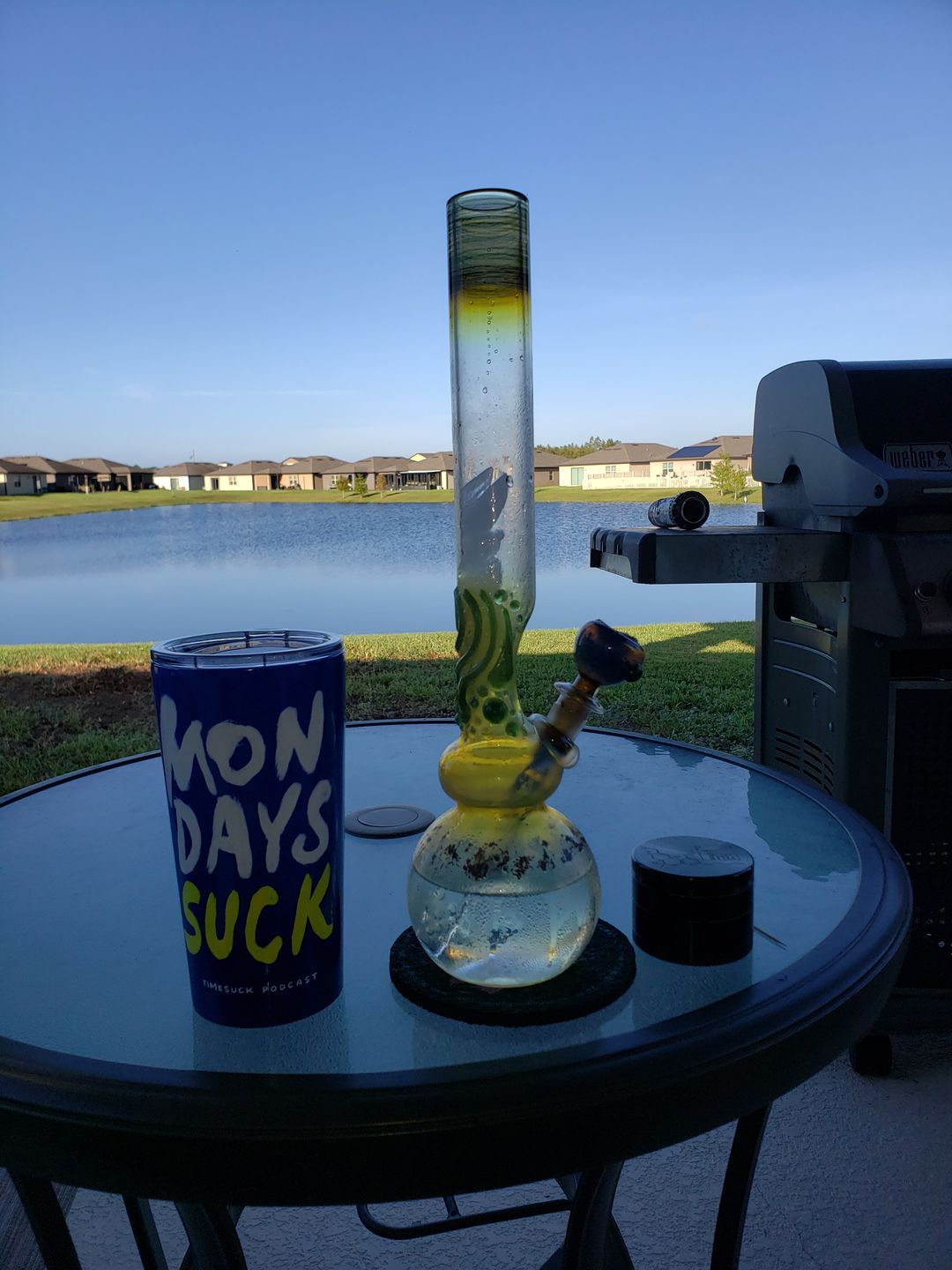 Customer photo review of Mondays SUCK 20oz Tumbler