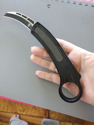 Customer photo review of DEMON KARAMBIT OTF