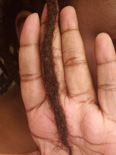 Customer photo review of Locs Tool Single, Double, Triple or Set Crochet Needle