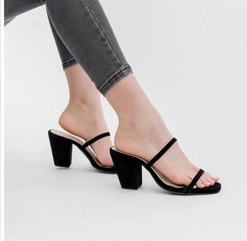 Customer photo review of Mady Black Suede