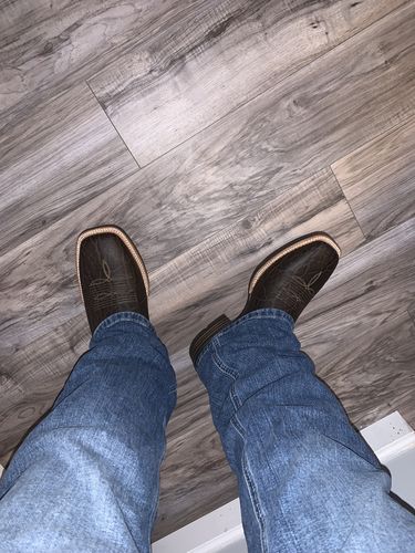Customer photo review of Ariat Men's Toasted Almond Hot Iron Boots 10027211