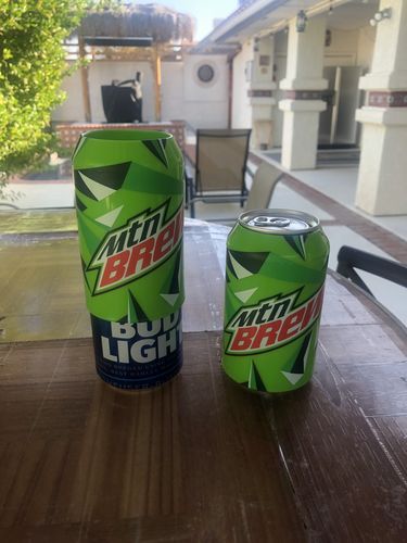 Customer photo review of MTN Brew Silicone Sleeve Hide a Beer
