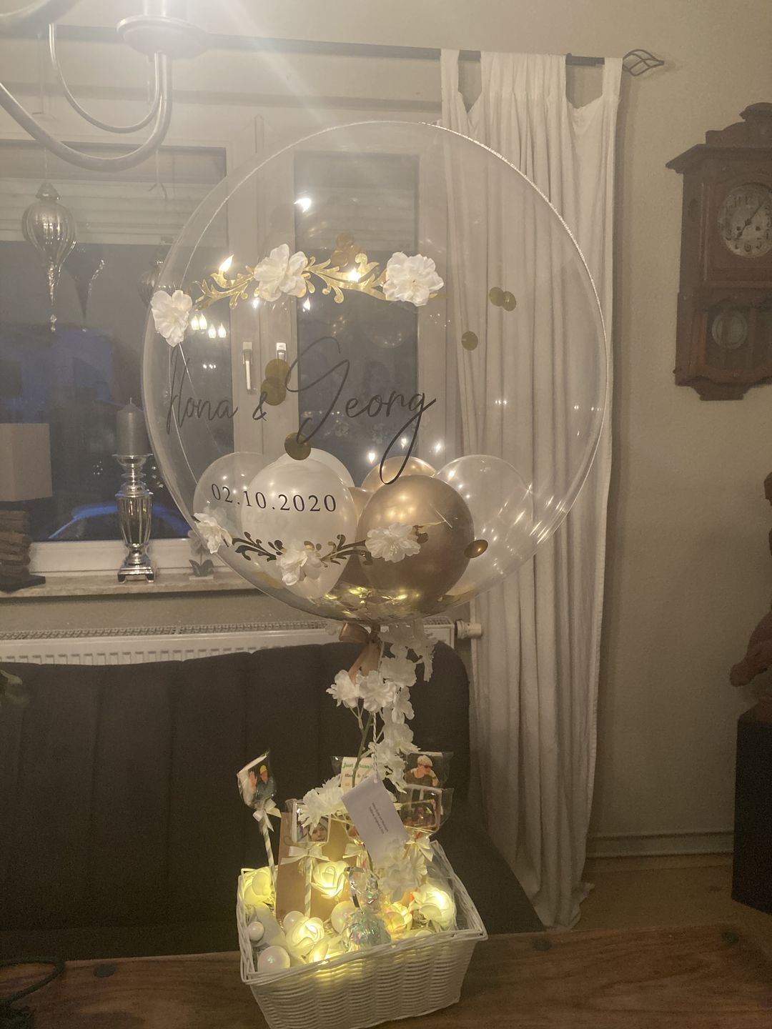 Customer photo review of Wedding Blossom Designer Ballon