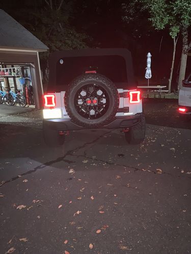 Customer photo review of JK to JL Conversion Tail Lights - Black (07-18 JEEP WRANGLER JK/ JKU)