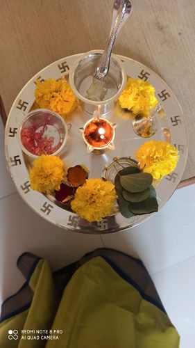 Customer photo review of S P Swastik pooja set