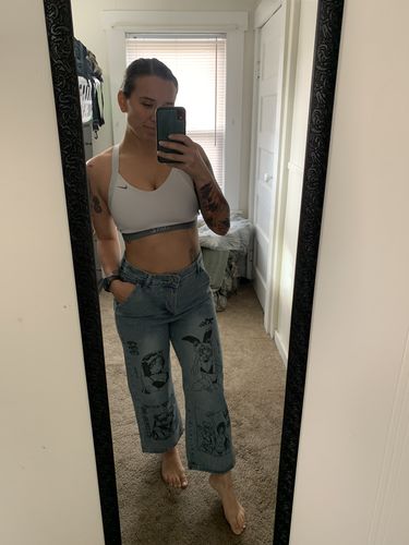 Customer photo review of "Candy" Jeans