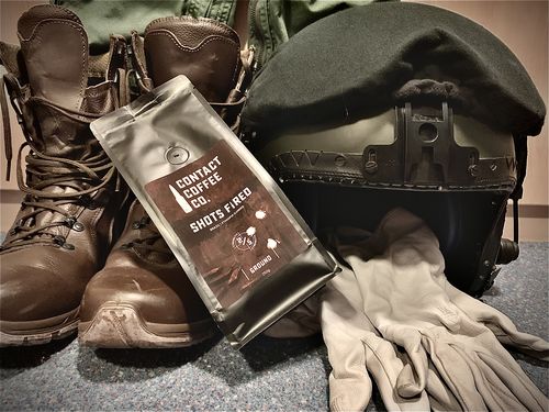 Customer photo review of Shots Fired Coffee