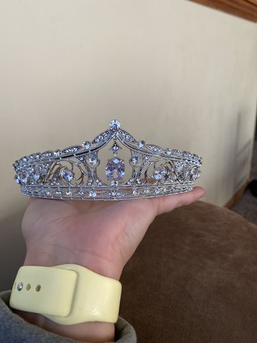 Customer photo review of Silver Shine Tiara
