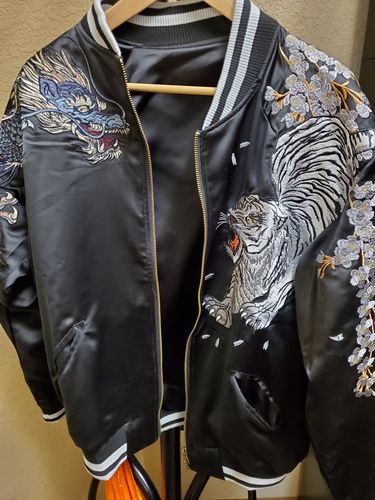 Customer photo review of Four Legendary Creatures Sukajan Souvenir Jacket