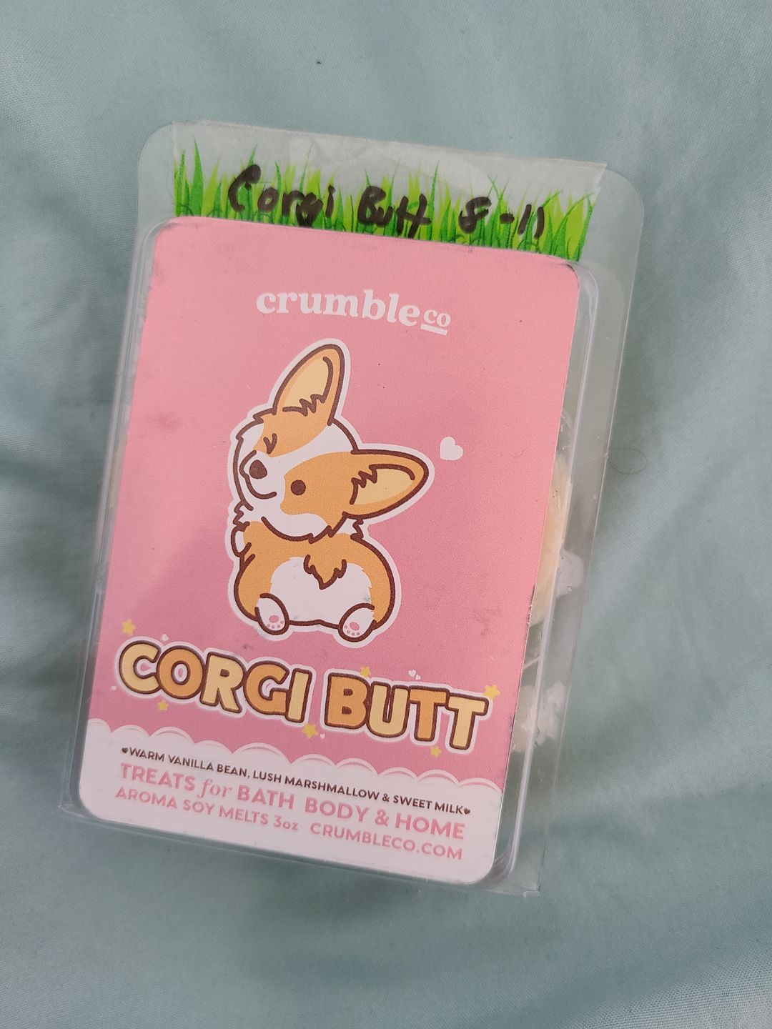 Customer photo review of Corgi Butt Wax Melts