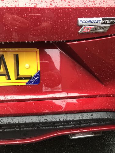 Customer photo review of Domed Number Plate Badges