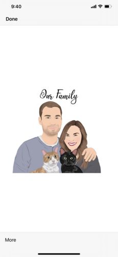 Customer photo review of Custom Family Portrait (Poster)