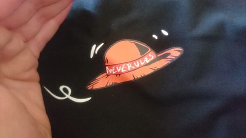 Customer photo review of One piece - Luffy Streetwear Tee