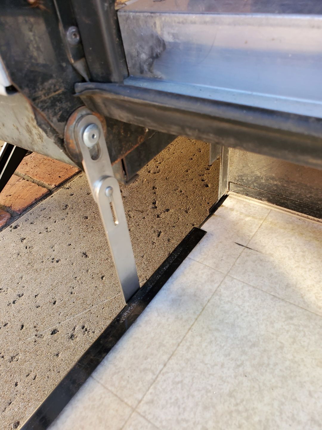 Customer photo review of Stepper Door Swing Arm