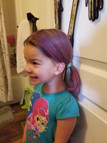 Customer photo review of Hair Color Wax
