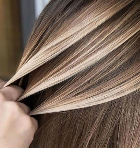 Customer photo review of PREMIUM RAT TAIL COMB SET / 3 Sizes with Special Design / Perfect for Babylights, Balayage and Highlights