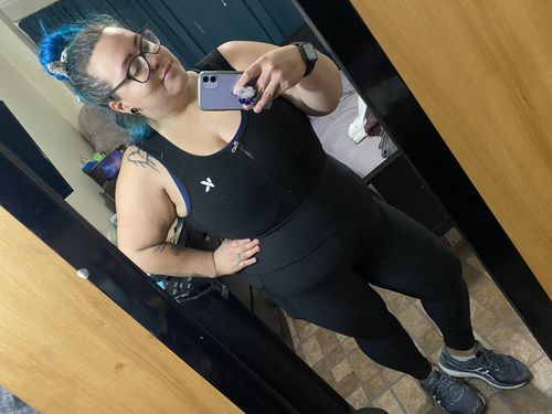 Customer photo review of Men's Zipper Heat Trapping Sweat Vest