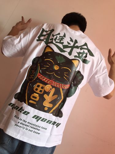 Customer photo review of #MY-min5621# 潮品短袖T恤